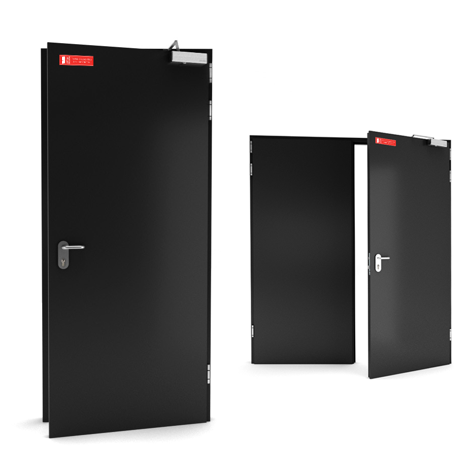 Porte métallique coupe feu