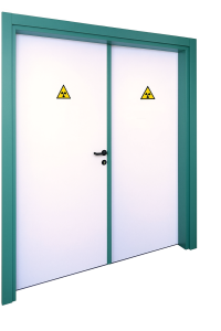 Porte coup-feu plombé anti radiation